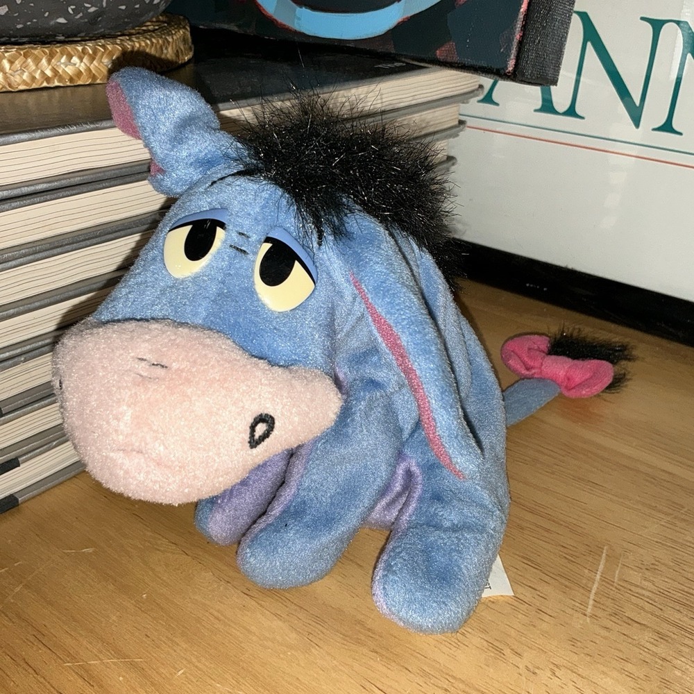 Disney Eeyore 8" Plush Winnie the Pooh Vintage 90s Detachable Tail